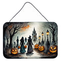 Vampires Spooky Halloween Wall or Door Hanging Prints Aluminum Metal Sign Kitchen Wall Bar Bathroom Plaque Home Decor, 8HX12W, Multicolor