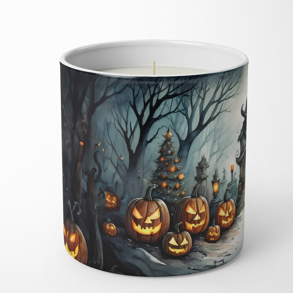 Krampus The Christmas Demon Spooky Halloween Decorative Soy Candle Nature Soy Wax Essential Oil Home Decor Ideal for Bedroom Kitchen Bath Office Gift, 10 oz