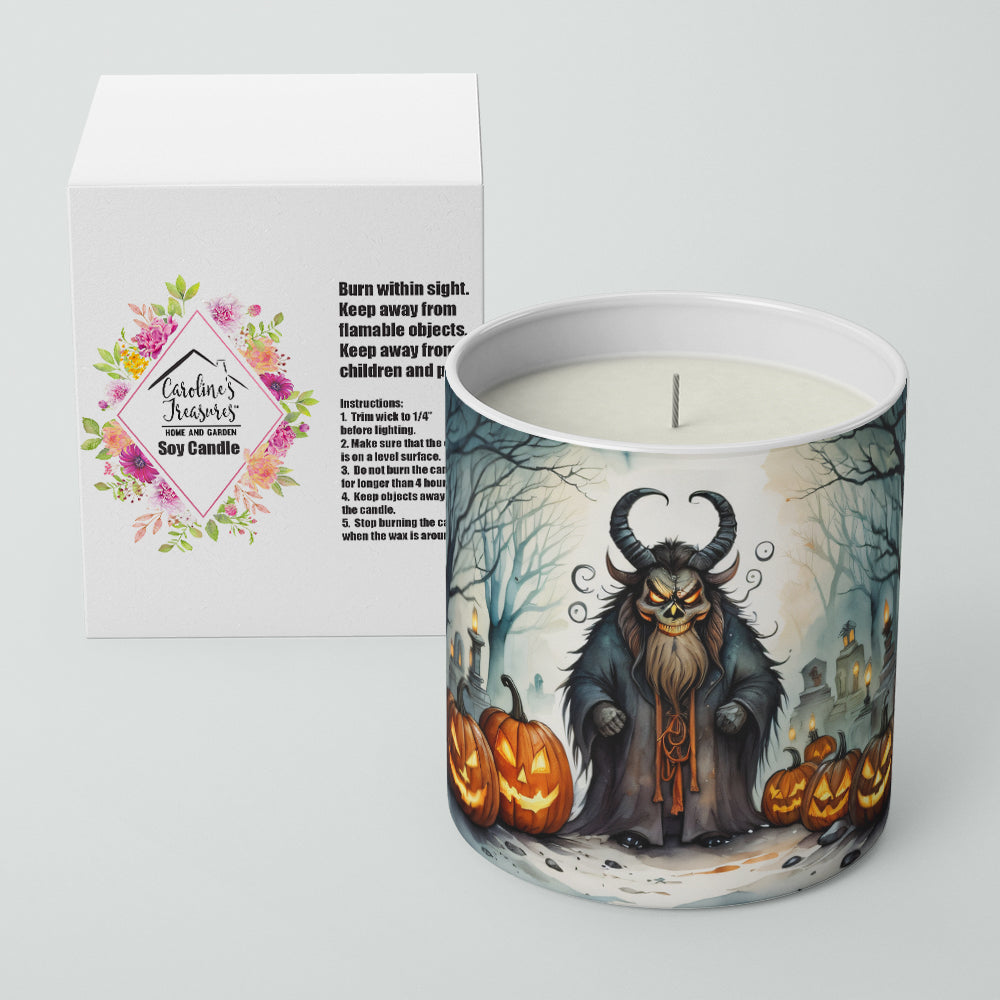 Krampus The Christmas Demon Spooky Halloween Decorative Soy Candle Nature Soy Wax Essential Oil Home Decor Ideal for Bedroom Kitchen Bath Office Gift, 10 oz