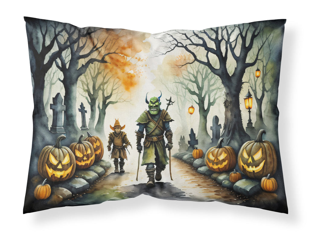 Orcs Spooky Halloween Standard Pillowcase Lightweight Super Soft Easy Care Decorative Artwork Pillowcase, Standard