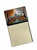 Papel Picado Skeletons Spooky Halloween Watercolor Sticky Note Holder Refillable Dispenser Desk Accessory 3x3 Pad Gift