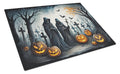 The Grim Reaper Spooky Halloween Cutting Board Tempered Glass Kitchen Cutting Surface, Heat Resistant Chopping, Non-Slip Feet, Food Prep & Serving