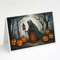 The Weeping Woman Spooky Halloween Greeting Cards Pack of 8 Blank Cards with Envelopes Whimsical A7 Size 5x7