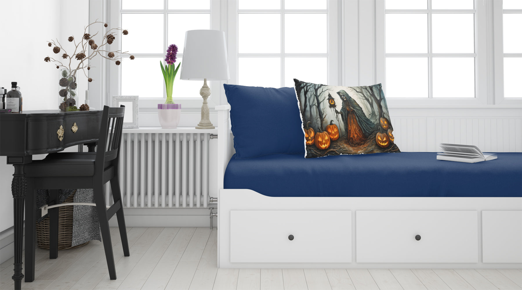 The Weeping Woman Spooky Halloween Standard Pillowcase Lightweight Super Soft Easy Care Decorative Artwork Pillowcase, Standard