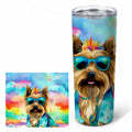 Cairn Terrier 20 oz Skinny Tumbler with Lid and Straw