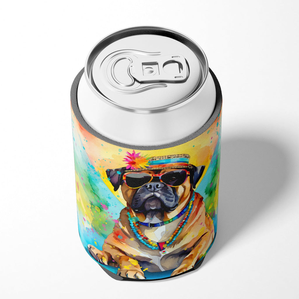 Cane Corso Hippie Dawg Can or Bottle Hugger Cooler Sleeve for Standard 12 oz Cans, Insulated Foam Beer & Soda Can Hugger Reusable