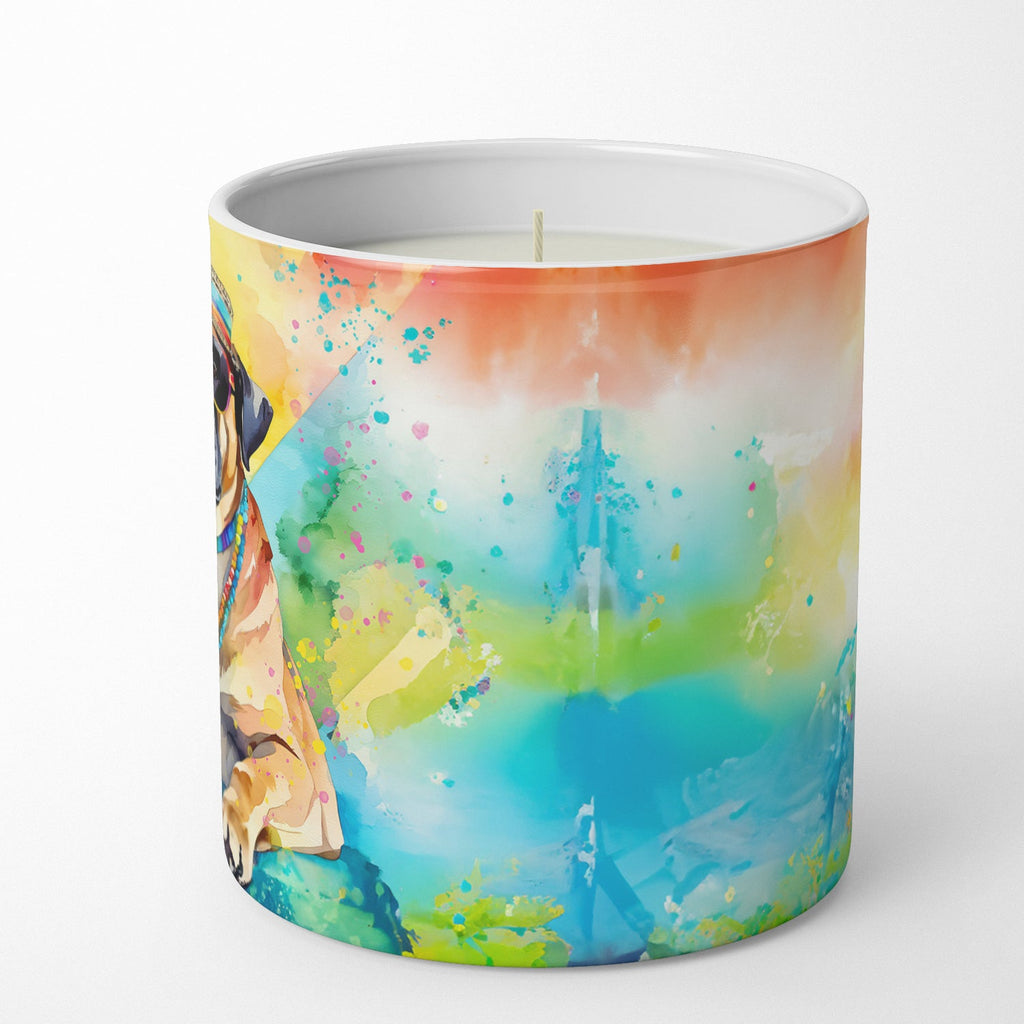 Cane Corso Hippie Dawg Decorative Soy Candle Nature Soy Wax Essential Oil Home Decor Ideal for Bedroom Kitchen Bath Office Gift, 10 oz