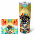 Cane Corso 20 oz Skinny Tumbler with Lid and Straw
