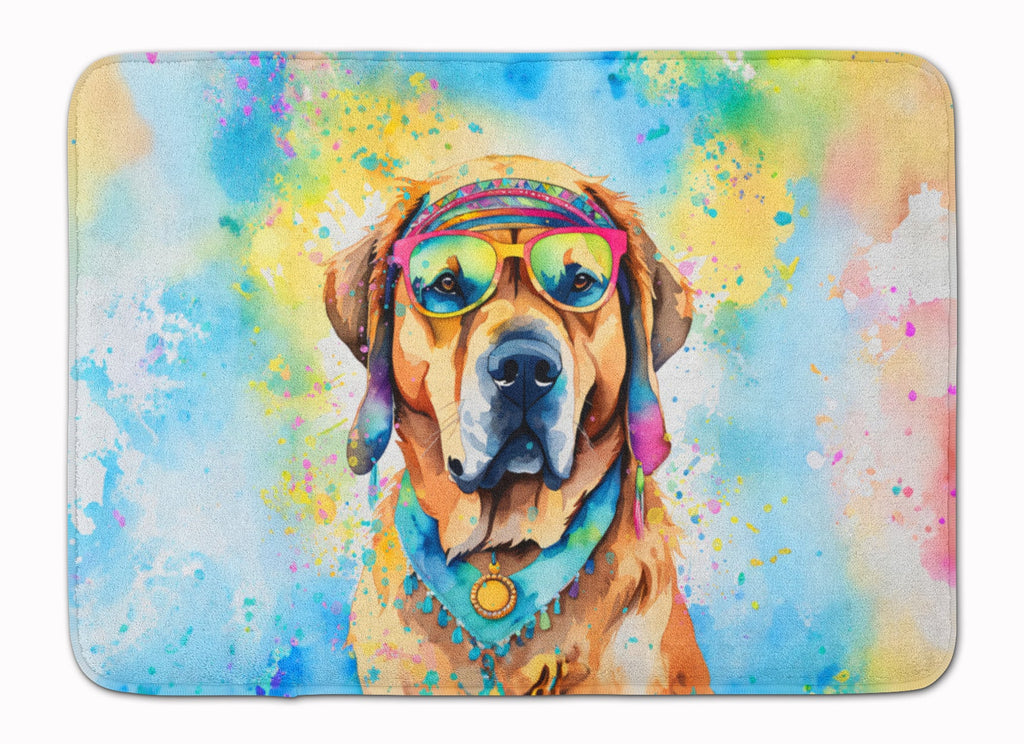 Mastiff Hippie Dawg Memory Foam Kitchen Mat Machine Washable Anti-Fatigue Cushion Comfort Bath or Kitchen Rug