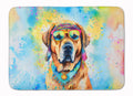 Mastiff Hippie Dawg Memory Foam Kitchen Mat Machine Washable Anti-Fatigue Cushion Comfort Bath or Kitchen Rug