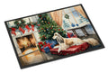 Afghan Hound Cozy Christmas Doormat Indoor Outdoor 18H X 27W Front Door Mat Rugs for Entryway, Non Slip Washable
