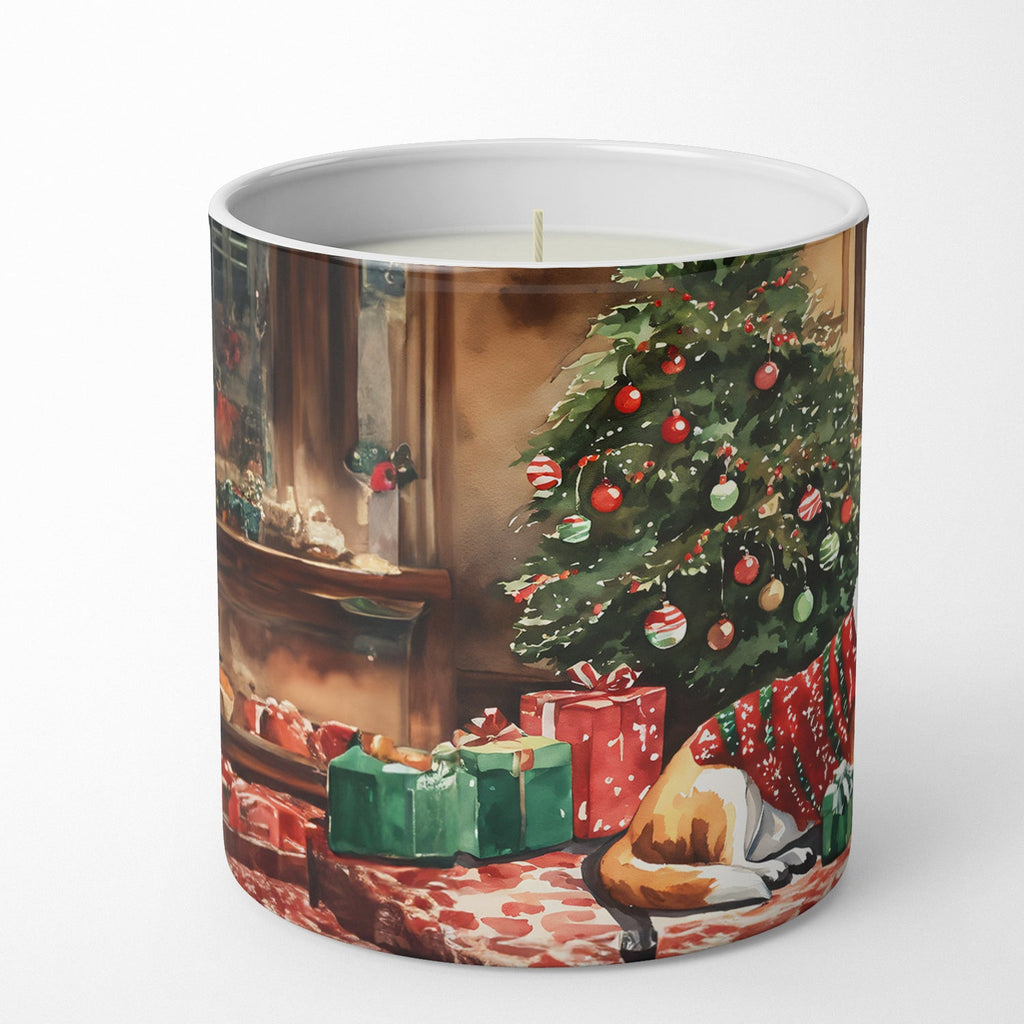 American Foxhound Cozy Christmas Decorative Soy Candle Nature Soy Wax Essential Oil Home Decor Ideal for Bedroom Kitchen Bath Office Gift, 10 oz