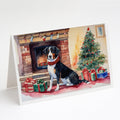 Appenzeller Sennenhund Cozy Christmas Greeting Cards Pack of 8 Blank Cards with Envelopes Whimsical A7 Size 5x7