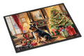 Australian Terrier Cozy Christmas Doormat Indoor Outdoor 24H X 36W Front Door Mat Rugs for Entryway, Non Slip Washable Low Pile,