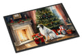 Borzoi Cozy Christmas Doormat Indoor Outdoor 18H X 27W Front Door Mat Rugs for Entryway, Non Slip Washable