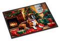Boxer Cozy Christmas Doormat Indoor Outdoor 18H X 27W Front Door Mat Rugs for Entryway, Non Slip Washable