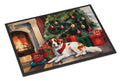 Brittany Cozy Christmas Doormat Indoor Outdoor 24H X 36W Front Door Mat Rugs for Entryway, Non Slip Washable Low Pile,