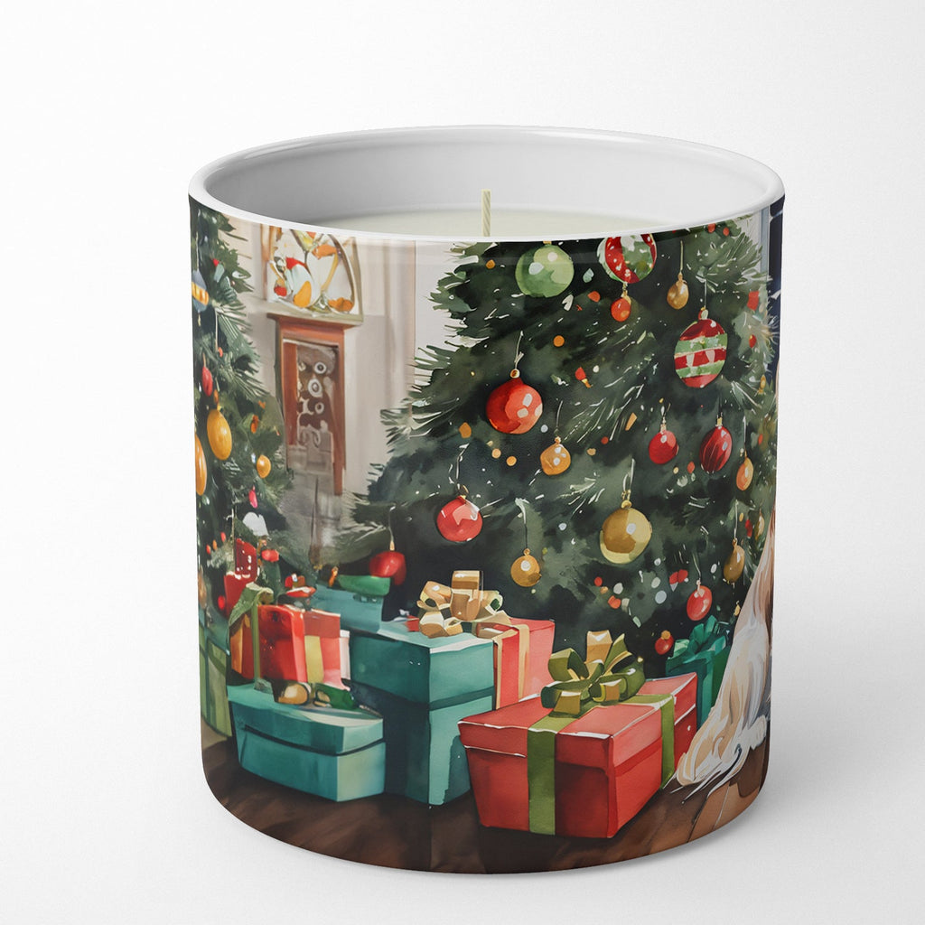 Cavalier Spaniel Cozy Christmas Decorative Soy Candle Nature Soy Wax Essential Oil Home Decor Ideal for Bedroom Kitchen Bath Office Gift, 10 oz