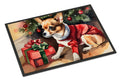Chihuahua Cozy Christmas Doormat Indoor Outdoor 24H X 36W Front Door Mat Rugs for Entryway, Non Slip Washable Low Pile,