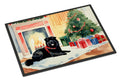 Chow Chow Cozy Christmas Doormat Indoor Outdoor 24H X 36W Front Door Mat Rugs for Entryway, Non Slip Washable Low Pile,