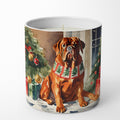 Dogue de Bordeaux Cozy Christmas Decorative Soy Candle Nature Soy Wax Essential Oil Home Decor Ideal for Bedroom Kitchen Bath Office Gift, 10 oz