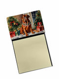 Dogue de Bordeaux Cozy Christmas Watercolor Sticky Note Holder Refillable Dispenser Desk Accessory 3x3 Pad Gift