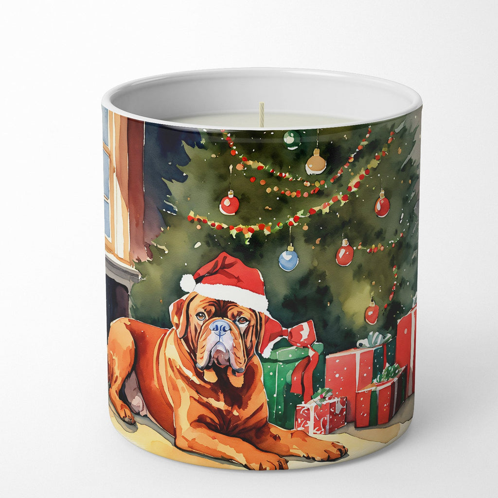 Dogue de Bordeaux Cozy Christmas Decorative Soy Candle Nature Soy Wax Essential Oil Home Decor Ideal for Bedroom Kitchen Bath Office Gift, 10 oz