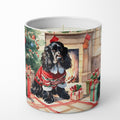 English Cocker Spaniel Cozy Christmas Decorative Soy Candle Nature Soy Wax Essential Oil Home Decor Ideal for Bedroom Kitchen Bath Office Gift, 10 oz