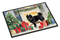 German Spitz Cozy Christmas Doormat Indoor Outdoor 24H X 36W Front Door Mat Rugs for Entryway, Non Slip Washable Low Pile,