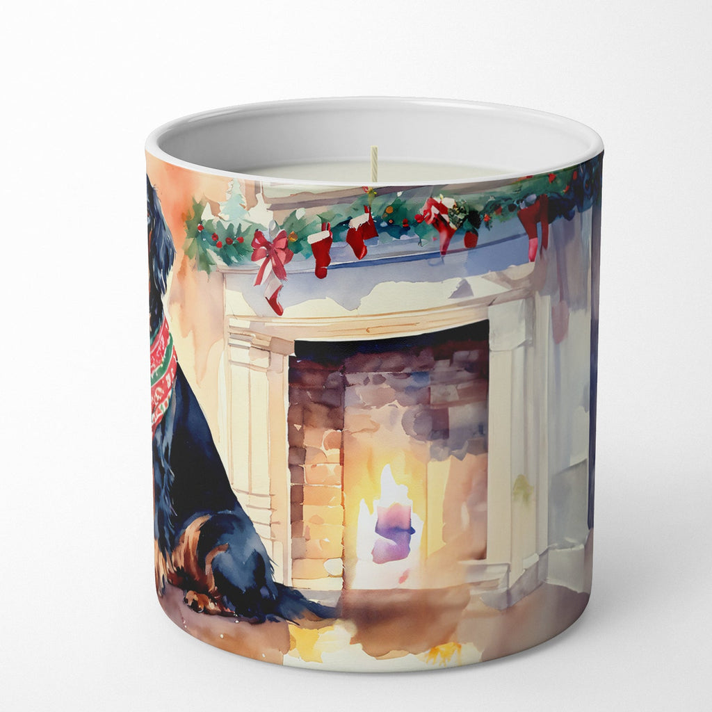 Gordon Setter Cozy Christmas Decorative Soy Candle Nature Soy Wax Essential Oil Home Decor Ideal for Bedroom Kitchen Bath Office Gift, 10 oz