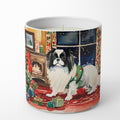 Japanese Chin Cozy Christmas Decorative Soy Candle Nature Soy Wax Essential Oil Home Decor Ideal for Bedroom Kitchen Bath Office Gift, 10 oz