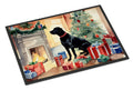 Labrador Retriever Cozy Christmas Doormat Indoor Outdoor 24H X 36W Front Door Mat Rugs for Entryway, Non Slip Washable Low Pile,