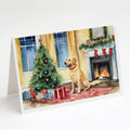Labrador Retriever Cozy Christmas Greeting Cards Pack of 8 Blank Cards with Envelopes Whimsical A7 Size 5x7