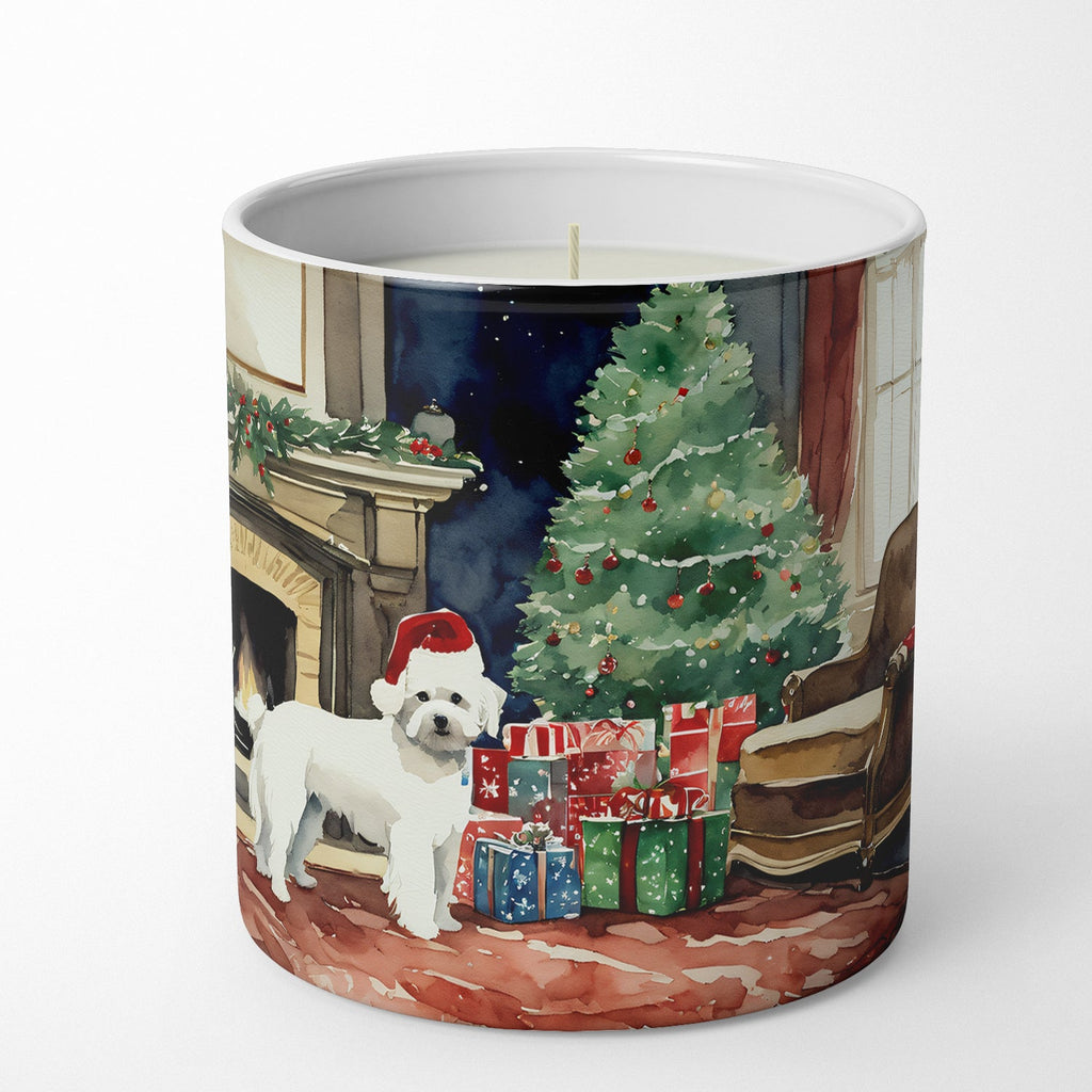 Maltese Cozy Christmas Decorative Soy Candle Nature Soy Wax Essential Oil Home Decor Ideal for Bedroom Kitchen Bath Office Gift, 10 oz