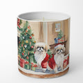Pekingese Cozy Christmas Decorative Soy Candle Nature Soy Wax Essential Oil Home Decor Ideal for Bedroom Kitchen Bath Office Gift, 10 oz