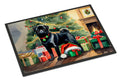 Pug Cozy Christmas Doormat Indoor Outdoor 24H X 36W Front Door Mat Rugs for Entryway, Non Slip Washable Low Pile,