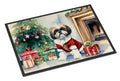 Shih Tzu Cozy Christmas Doormat Indoor Outdoor 24H X 36W Front Door Mat Rugs for Entryway, Non Slip Washable Low Pile,