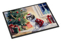 Shih Tzu Cozy Christmas Doormat Indoor Outdoor 18H X 27W Front Door Mat Rugs for Entryway, Non Slip Washable