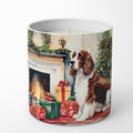 Welsh Springer Spaniel Cozy Christmas Decorative Soy Candle Nature Soy Wax Essential Oil Home Decor Ideal for Bedroom Kitchen Bath Office Gift, 10 oz