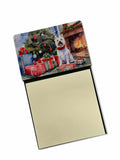 Westie Cozy Christmas Watercolor Sticky Note Holder Refillable Dispenser Desk Accessory 3x3 Pad Gift