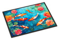 Koi Fish Doormat Indoor Outdoor 24H X 36W Front Door Mat Rugs for Entryway, Non Slip Washable Low Pile,