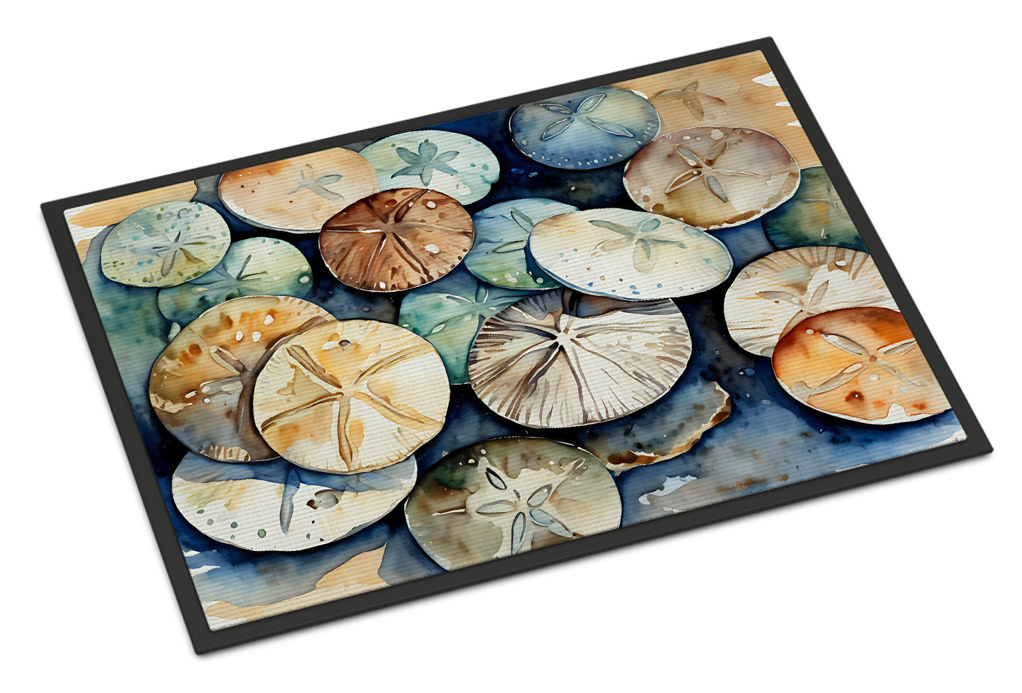 Sand Dollars Doormat Indoor Outdoor 24H X 36W Front Door Mat Rugs for Entryway, Non Slip Washable Low Pile,