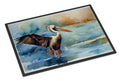 Pelican Doormat Indoor Outdoor 18H X 27W Front Door Mat Rugs for Entryway, Non Slip Washable