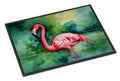 Flamingo Doormat Indoor Outdoor 24H X 36W Front Door Mat Rugs for Entryway, Non Slip Washable Low Pile,
