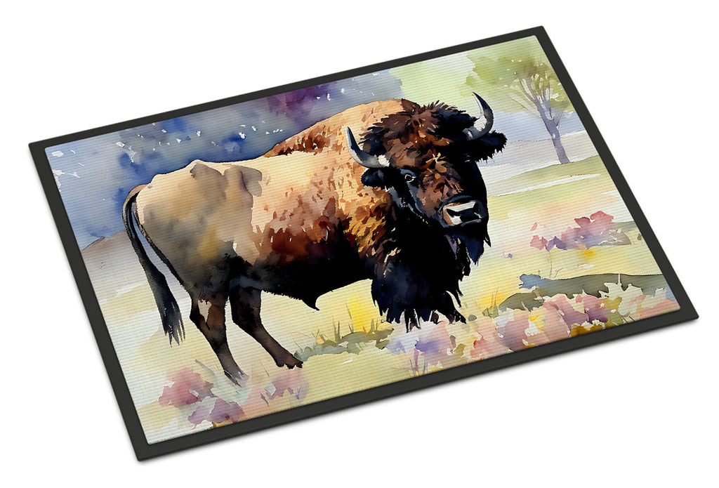 American Bison Doormat Indoor Outdoor 18H X 27W Front Door Mat Rugs for Entryway, Non Slip Washable