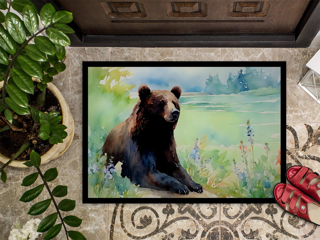 American Black Bear Doormat Indoor Outdoor 18H X 27W Front Door Mat Rugs for Entryway, Non Slip Washable