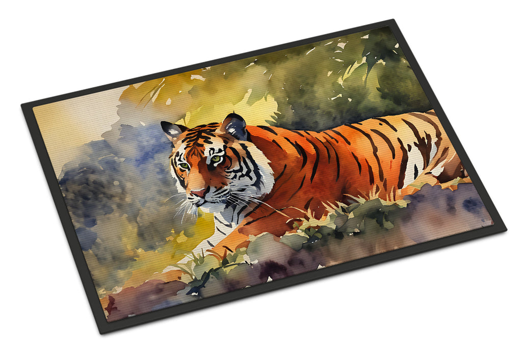 Bengal Tiger Doormat Indoor Outdoor 24H X 36W Front Door Mat Rugs for Entryway, Non Slip Washable Low Pile,