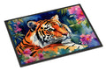 Bengal Tiger Doormat Indoor Outdoor 18H X 27W Front Door Mat Rugs for Entryway, Non Slip Washable