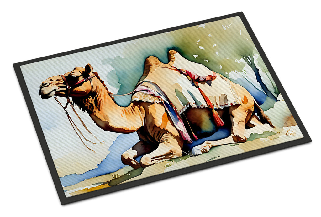 Camel Doormat Indoor Outdoor 18H X 27W Front Door Mat Rugs for Entryway, Non Slip Washable