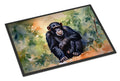 Chimpanzee Doormat Indoor Outdoor 24H X 36W Front Door Mat Rugs for Entryway, Non Slip Washable Low Pile,